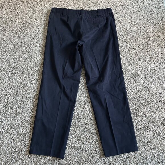 Loro Piana Mens Navy Dress Pants Size 46 Made In Italy Wool Blend Classic Fit - Picture 6 of 12